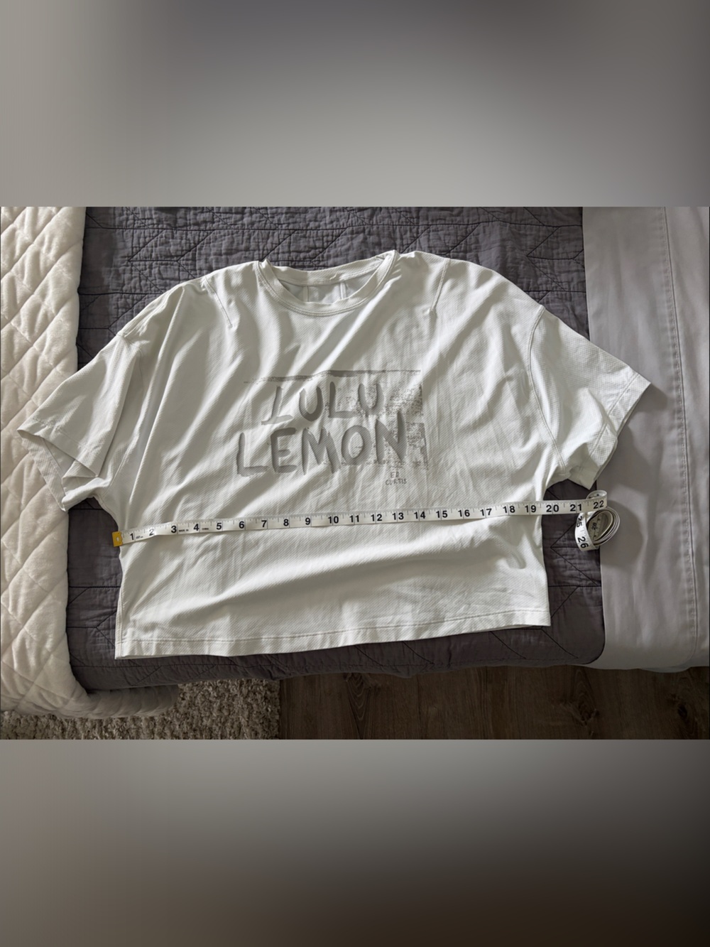 lululemon athletica abrasion resistant training short sleeve T-shirt x Ed Curtis - Picture 2 of 7